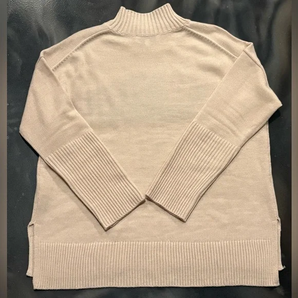 DNKY New York City Varsity Logo Mock Neck NYC Ribbed Sweater Times Square Small - Picture 5 of 7